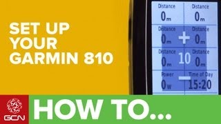 How To Set Up Your Garmin 810 [upl. by April]