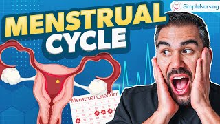 Menstrual Cycle Phases Nursing  Follicular Phase amp Luteal Phase Med Surg [upl. by Vastha]