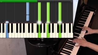 Enya  Boadicea Piano Tutorial Synthesia [upl. by Nanon449]