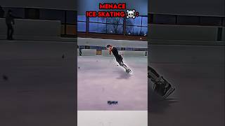 Normal ice skating vs Menace ice skating trollface edit troll [upl. by Newcomb]