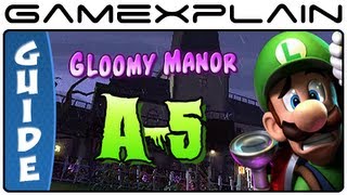 Luigis Mansion 2 Dark Moon Gloomy Manor A5 Gem Boo amp Puzzle Guide amp Walkthrough [upl. by Rebecca]