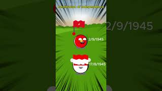 ASEAN Liberation 1945 countryballs asean japan usa history ww2 vietnam indonesia [upl. by Nyllij]