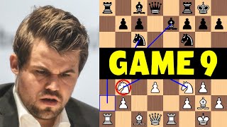 Nepomniachtchi vs Carlsen  Game 9  2021 FIDE World Chess Championship [upl. by Alexi]