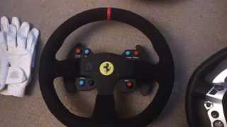 Thrustmaster Ferrari 599XX Alcantara Wheel Addon First Look [upl. by Auhsohey]