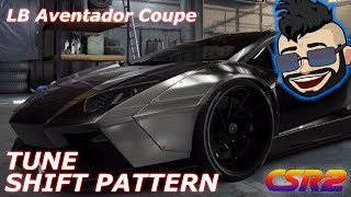 CSR2  LB Aventador  Shift pattern  setup [upl. by Sipple]