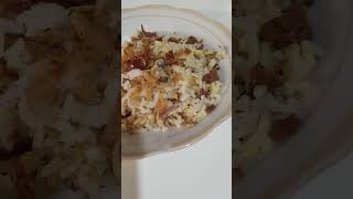 sarapan nasi goreng jamur dan omletshorts [upl. by Lalo]