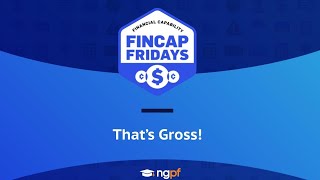 FinCap Friday Thats Gross  Hosted by missbehelpful [upl. by Vikky]