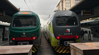 PRIMO VIDEO Una giornata piena di treni alla stazione di Milano Cadorna [upl. by Audre]