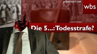 Die 5 kuriosesten Gesetze Die Todesstrafe in Deutschland  Rechtsanwalt Christian Solmecke [upl. by Einnahc939]