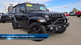 2020 Jeep Wrangler Unlimited Willys Sport Utility Tracy Modesto Manteca Stockton Antioch Brentw [upl. by Kenimod]