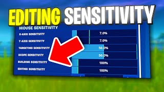 New Build amp Editing Sensitivity for Mouse amp Keyboard Best Fortnite Settings in Season 2 [upl. by Kania948]