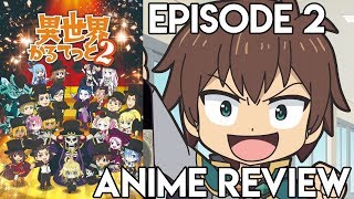 Isekai Quartet 2 Episode 2  Anime Review [upl. by Un925]