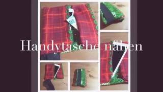 Handytasche selber nähen  mit Geldfach  Kartenfach  Anleitung Do it Yourself [upl. by Seaver]