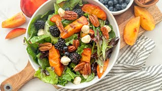 Grilled Nectarine Salad Recipe [upl. by Fowkes969]