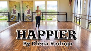 Lyrical Dance Tutorial  Happier by Olivia Rodrigo [upl. by Madeline]