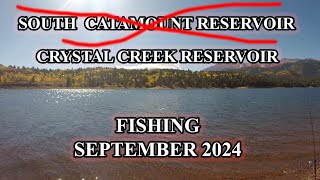 Crystal Creek Reservoir Fishing Colorado Springs Pikes Peak September 2024 [upl. by Xuaegram]