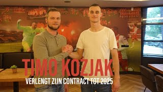 Timo Kozjak verlengt contract tot 2025 [upl. by Terti]