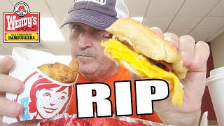 Wendys 3 Breakfast Deal Review 🍳☕ [upl. by Liryc]