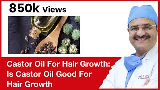 Castor Oil For Hair Growth Is Castor Oil Good For Hair Growth  HairMD Pune  In HINDI [upl. by Rayshell]