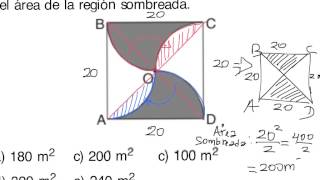 ¿Puedes calcular el area de regiones sombreadas usando artificios matematicos [upl. by Cloe]