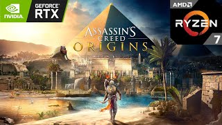 Assassins Creed Origins  1080p 1440p 4K  Benchmark Ryzen 7 5700x  RTX 4070 12gb [upl. by Odrawde]