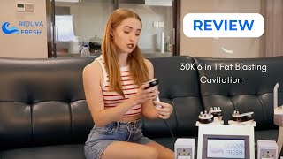 Review for 30K Fat Blasting Cavitation Machine 6 in 1  Client Testimonial for Rejuva Fresh [upl. by Lizabeth]