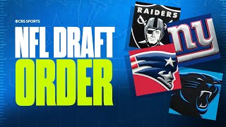 UPDATED 2025 NFL Draft Order Raiders hold the 1st overall pick after their 9th straight loss amp MORE [upl. by Orme]