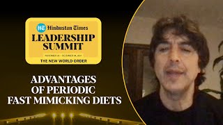 Periodic fasting and diets mimicking its advantages explained by Dr Valter Longo HTLS2021 [upl. by Akemat741]