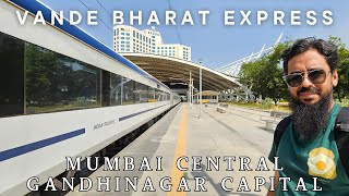 20901 Mumbai Central Gandhinagar Capital Vande Bharat Express Full Journey [upl. by Eveneg]