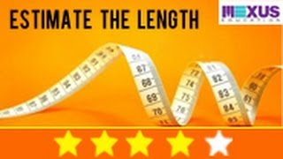 Cool Math Learn How to estimate the length [upl. by Noelle612]