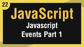 Learn JavaScript In Arabic 22  Events Part 1  onload onclick ondblclick [upl. by Kinata]