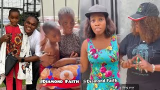 Watch how diamond carried her child back from my mum [upl. by Bannasch]