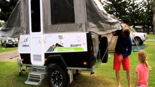 Setting up Jayco Camper Trailer [upl. by Gnof562]