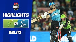 Sydney Thunder v Adelaide Strikers  BBL13 [upl. by Yssenhguahs]