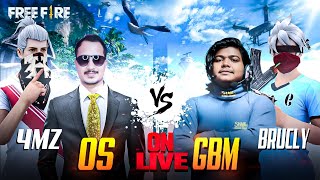 ONESHOT BHAI SHOCKED ON LIVE 🤯  OS 4MZ VS GBM BRUCLY 🥶  50 OR WOT ONESHOT007YT [upl. by Htiekel]