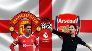 Manchester United 82 arsenal  Manchester United 2023 highlights [upl. by Ardnala]