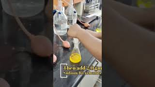 Standardization of sodium thiosulfate in just 2 minutes chemistry science iodometric titration [upl. by Eimot317]