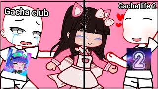 GACHA CLUB When People MOVE into LIFE 2 🥺🤔 [upl. by Selia500]