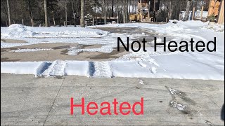 Heated Driveway Why I Have One [upl. by Kenimod605]