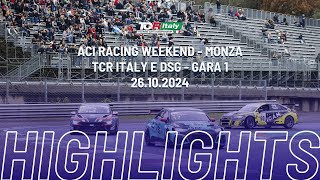 TCR Italy e DSG  HIGHLIGHTS  ARW Monza  Gara 1 [upl. by Lightfoot]