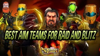 The Best AIM Teams  Marvel Strike Force  MSF [upl. by Nuahsel]