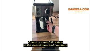 Review Amazon Basics Espresso Coffee Maker [upl. by Larue]