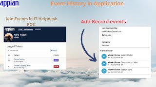 Event History in Appian  Record Events  Audits using record events  Appian  Tutorial [upl. by Acinyt]