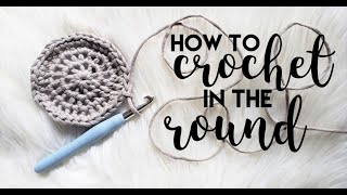 How to crochet in the round for ABSOLUTE beginners  Tutorial  Kay Krochets [upl. by Eedrahc]