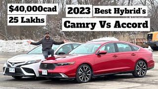 2023 Honda Accord Vs Toyota Camry  Perfect First Family Car 🇨🇦 [upl. by Saltzman]