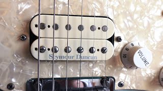 Seymour Duncan Pearly Gates bridge pickup  Strat Guitar Solo [upl. by Iggep]