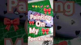 Painting my specks box ltrending diy minivlog paintingtutorial aesthetic paintingforbeginners [upl. by Colis]