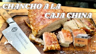 Chancho a la caja china  La receta más fácil  Renzo Frías [upl. by Okin]