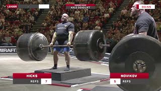 Axle Deadlift RECORD at Europes Strongest Man 2021 [upl. by Anialeh967]