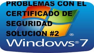 Solucionar problemas de certificado en los navegadores solucion 2 [upl. by Vance]